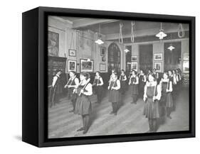 Students in the Gymnasium, Ackmar Road Evening Institute for Women, London, 1914-null-Framed Stretched Canvas