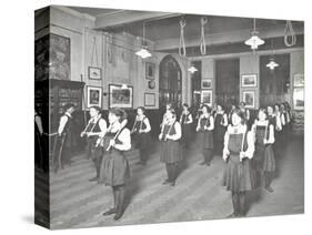 Students in the Gymnasium, Ackmar Road Evening Institute for Women, London, 1914-null-Stretched Canvas