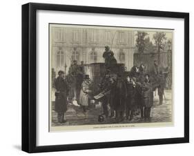 Students Interceding with M Thiers for the Life of Rossel-Felix Regamey-Framed Giclee Print