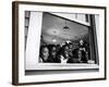 Students Looking Out the Window of the All Black Thomy Lafon School-Robert W^ Kelley-Framed Photographic Print