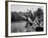 Students of Palmerton High School Going Swimming-Walter Sanders-Framed Photographic Print