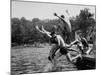 Students of Palmerton High School Going Swimming-Walter Sanders-Mounted Photographic Print