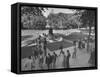 Students on Campus of Cornell University-Alfred Eisenstaedt-Framed Stretched Canvas