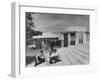 Students on Campus of Florida Southern University Designed by Frank Lloyd Wright-Alfred Eisenstaedt-Framed Photographic Print