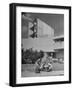 Students on Campus of Florida Southern University Designed by Frank Lloyd Wright-Alfred Eisenstaedt-Framed Photographic Print