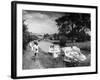Students on Canal-null-Framed Photographic Print