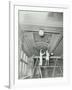 Students Painting a Design on the Ceiling, School of Building, Brixton, London, 1939-null-Framed Photographic Print