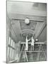 Students Painting a Design on the Ceiling, School of Building, Brixton, London, 1939-null-Mounted Photographic Print