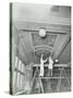 Students Painting a Design on the Ceiling, School of Building, Brixton, London, 1939-null-Stretched Canvas