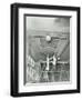 Students Painting a Design on the Ceiling, School of Building, Brixton, London, 1939-null-Framed Premium Photographic Print