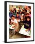 Students Raising Hands in 8th Grade Math Class-Bill Bachmann-Framed Photographic Print