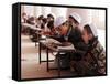 Students Read the Holy Quran During a Class in Herat, Afghanistan-null-Framed Stretched Canvas