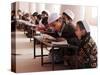 Students Read the Holy Quran During a Class in Herat, Afghanistan-null-Stretched Canvas