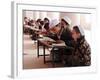 Students Read the Holy Quran During a Class in Herat, Afghanistan-null-Framed Photographic Print