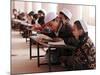 Students Read the Holy Quran During a Class in Herat, Afghanistan-null-Mounted Photographic Print