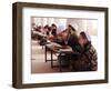 Students Read the Holy Quran During a Class in Herat, Afghanistan-null-Framed Photographic Print