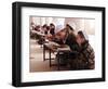 Students Read the Holy Quran During a Class in Herat, Afghanistan-null-Framed Photographic Print