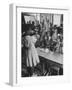 Students Sitting in Newly Integrated Classroom-James Burke-Framed Photographic Print