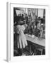 Students Sitting in Newly Integrated Classroom-James Burke-Framed Photographic Print