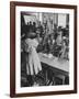 Students Sitting in Newly Integrated Classroom-James Burke-Framed Photographic Print