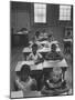 Students Sitting in Newly Integrated Classroom-null-Mounted Photographic Print