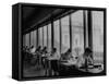 Students Studying at a Library at Harvard University-Dmitri Kessel-Framed Stretched Canvas