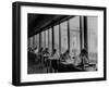 Students Studying at a Library at Harvard University-Dmitri Kessel-Framed Photographic Print