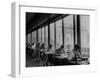 Students Studying at a Library at Harvard University-Dmitri Kessel-Framed Photographic Print