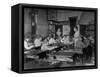 Students Studying in Class-null-Framed Stretched Canvas