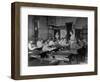 Students Studying in Class-null-Framed Photographic Print