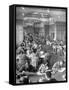 Students Studying in Reading Room of Howard University Library-Alfred Eisenstaedt-Framed Stretched Canvas