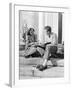 Students Studying on College Steps-Philip Gendreau-Framed Photographic Print