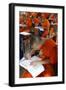 Students taking an exam, Mahachulalongkornrajavidalaya University, Chiang Mai campus, Thailand-Godong-Framed Photographic Print