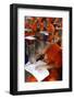 Students taking an exam, Mahachulalongkornrajavidalaya University, Chiang Mai campus, Thailand-Godong-Framed Photographic Print