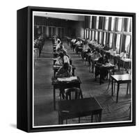 Students Taking their Exams at Hatfield Technical College-Henry Grant-Framed Stretched Canvas