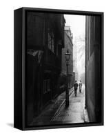 Students Walking Along Magpie Lane at Oxford University-William Vandivert-Framed Stretched Canvas