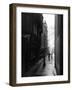 Students Walking Along Magpie Lane at Oxford University-William Vandivert-Framed Photographic Print