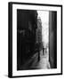 Students Walking Along Magpie Lane at Oxford University-William Vandivert-Framed Photographic Print