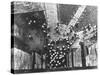 Students Wearing Straw Hats, Swarming Into Sunday Chapel-Cornell Capa-Stretched Canvas