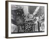 Students Wearing Straw Hats, Swarming Into Sunday Chapel-Cornell Capa-Framed Photographic Print