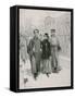 Students-Frederic De Haenen-Framed Stretched Canvas