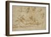 Studies for a Deposition-Raphael-Framed Giclee Print