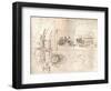 Studies for allegorical compositions, c1472-c1519 (1883)-Leonardo Da Vinci-Framed Giclee Print
