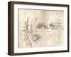 Studies for allegorical compositions, c1472-c1519 (1883)-Leonardo Da Vinci-Framed Giclee Print