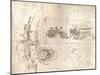 Studies for allegorical compositions, c1472-c1519 (1883)-Leonardo Da Vinci-Mounted Giclee Print