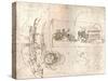 Studies for allegorical compositions, c1472-c1519 (1883)-Leonardo Da Vinci-Stretched Canvas