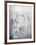 Studies for the Adoration of the Magi and the Last Supper, 15th Century-Leonardo da Vinci-Framed Giclee Print