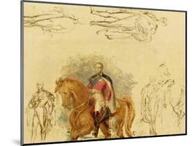 Studies for the Duke of Wellington (1769-1852)-Sir George Hayter-Mounted Giclee Print