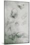 Studies for the Figure of Bramante (1444-1515)-Raphael-Mounted Giclee Print