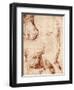 Studies for the Figure of the Cross-Bearer in the Last Judgement, Sistine Chapel, Rome, 1913-Michelangelo Buonarroti-Framed Giclee Print